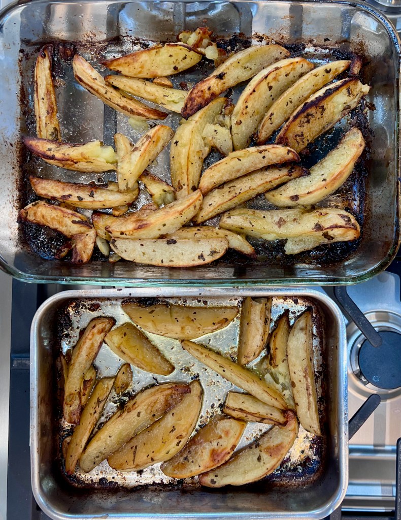 Roasted Greek potatoes