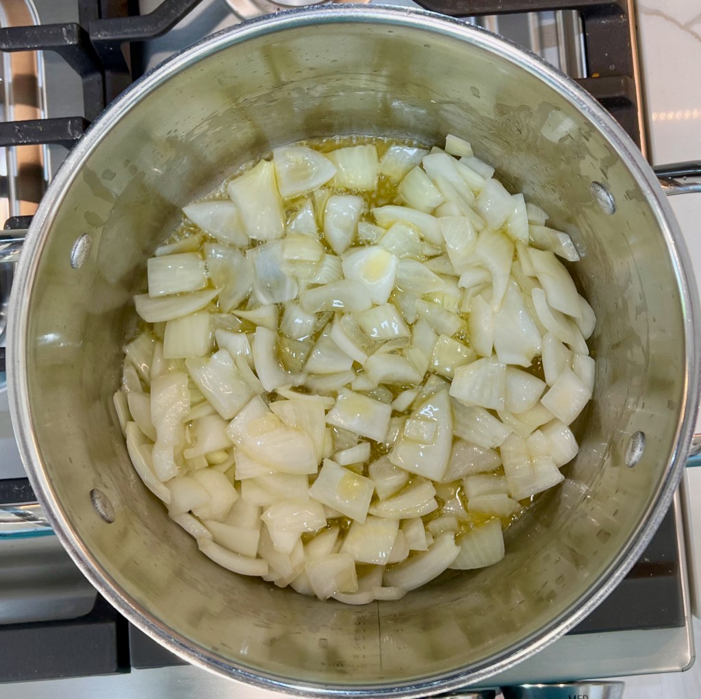 Sautee onions