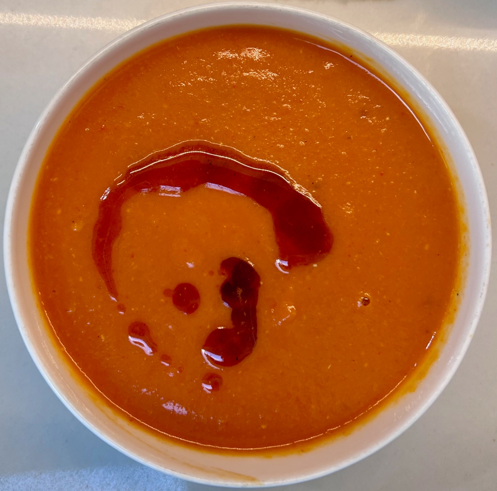 Red Lentil and Roasted Red Pepper Soup