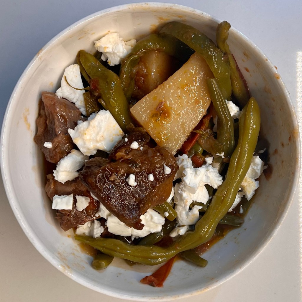 Fasolakia me Kreas – Meat Stew with Green&nbsp;Beans