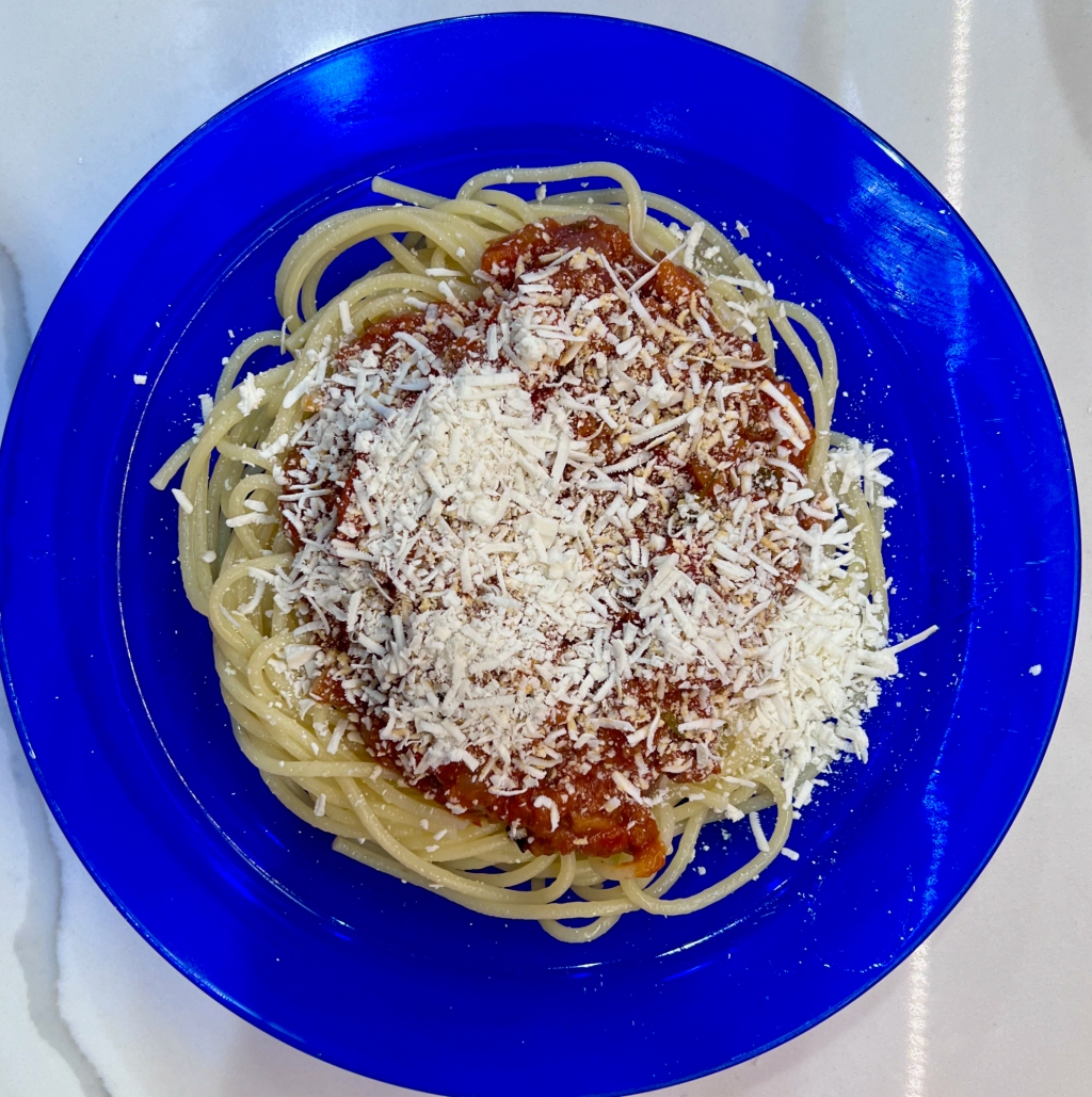 A twist on Makaronia me Kima – Greek Style Spaghetti