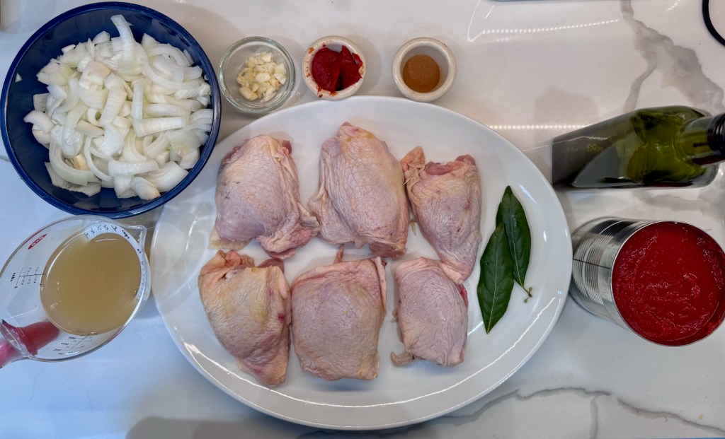 The ingredients used for this recipe