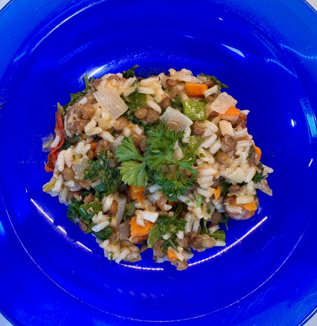 Fakorizo – Greek Lentils and&nbsp;Rice